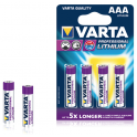 Pile Lithium Varta AAA (LR03) Blister de 4 