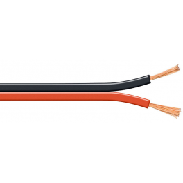 5 m Cable scindex méplat rouge-noir 2,5 mm2