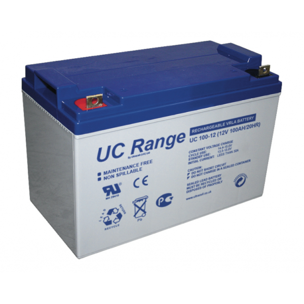 Batterie GEL 12V 100Ah Ultracell gamme UCG à 296,00€