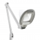 Lampe loupe LED professionnelle base à roulettes 5 dioptries Weelko (14 LEDS)
