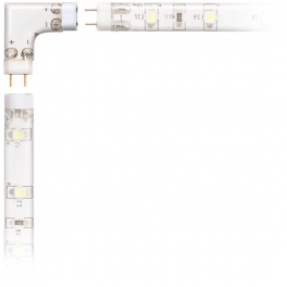 Paire de connecteurs 90° droite pour système de réglettes LED flex