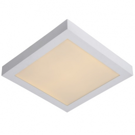 Plafonnier LED carré 18W blanc chaud montage apparent