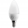 Ampoule LED flamme douille E14, 4W 230V, blanc chaud