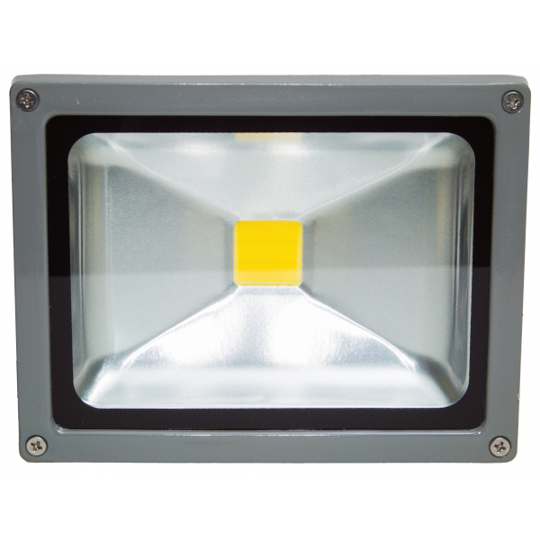 Projecteur spot LED blanc 20W SMD 1600Lm Blanc chaud 3000K 230V Extérieur/Intérieur  IP65 Chantier Travaux