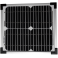 Kit panneau solaire monocristallin 10W 12V av régulateur 5A et accessoires de câblage