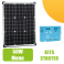 Kit panneau solaire 50W Monocristallin 12V et régulateur 10 A