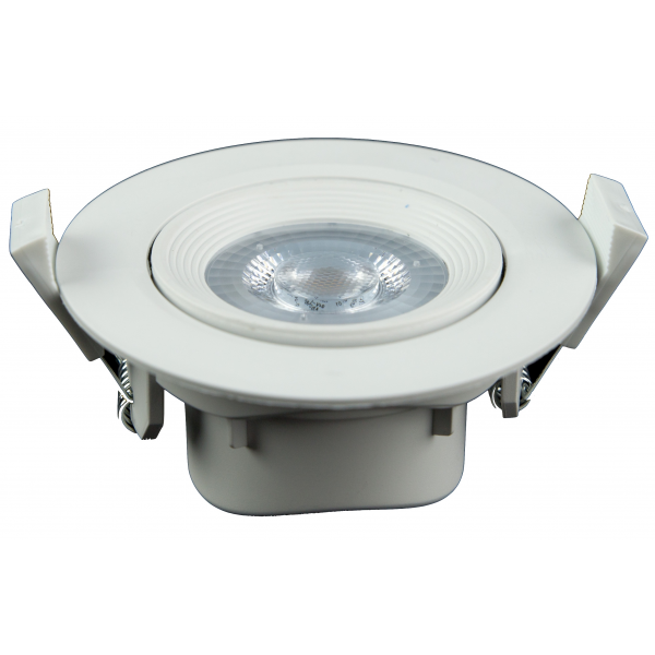 Spot LED encastrable et orientable VISION-EL 7W blanc - 76322