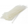 100 Colliers serrage. Serre-câbles attache-câbles Blanc 370 x 3,6 mm 